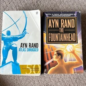 Ayn Rand Book Set - Atlas Shrugged & The Fountainhead